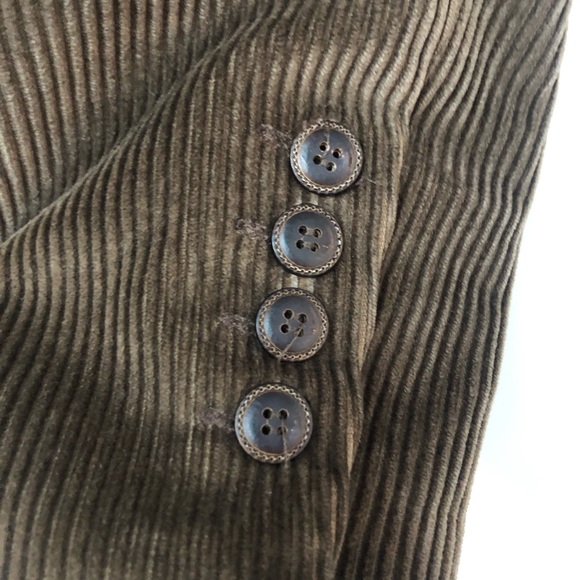 Barbour brown wide wale corduroy City Blazer size 8 EUC - Picture 11 of 12